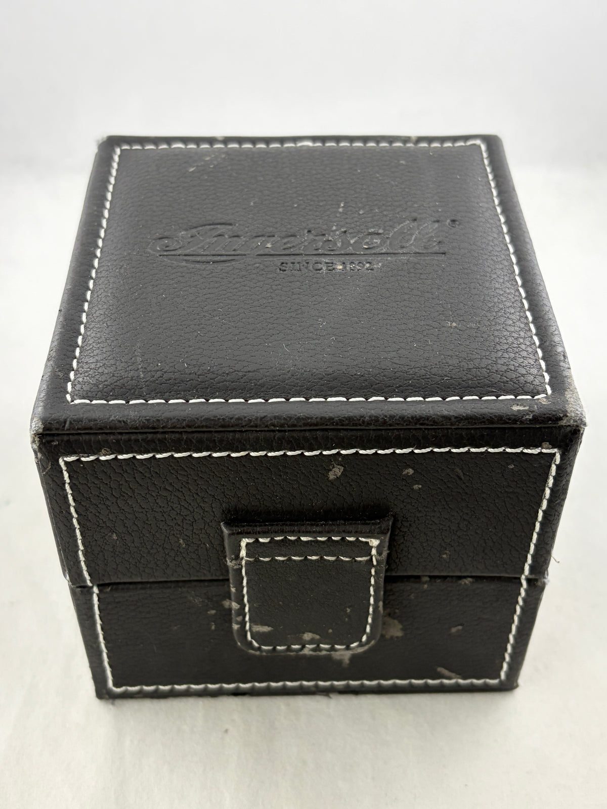 Boîte à Montres Ingersoll En Cuir Noir - Capacité 1 à 3 Montres - Neuf Avec étiquettes