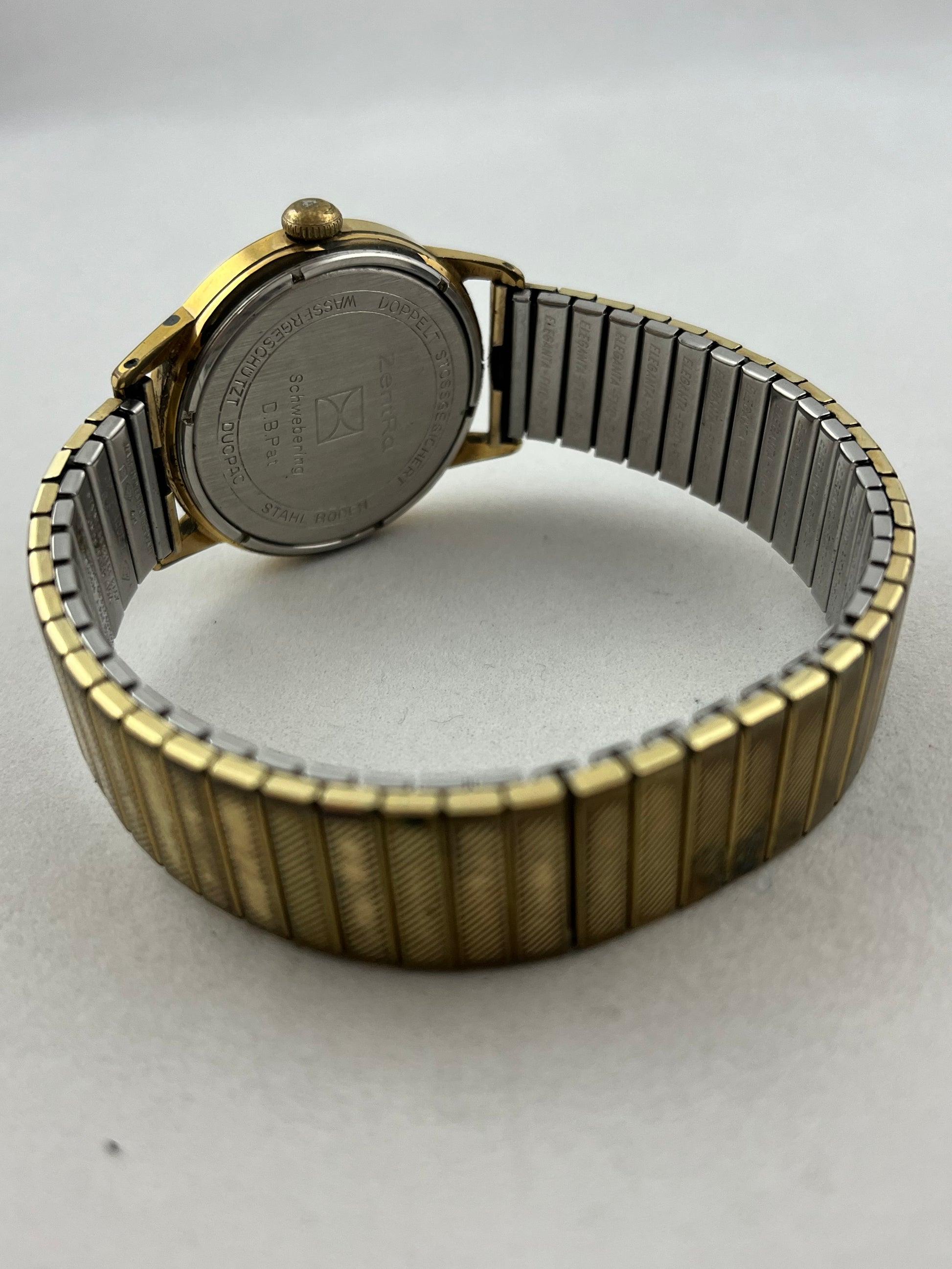 Eta 2472 Zentra Automatic Zentra Uhr Silber Vintage Zentra