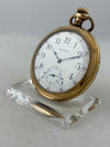 Waltham hand-wound pocket watch with new glass