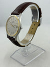 Jaeger-LeCoultre Heraion Quartz with gold bezel, in case