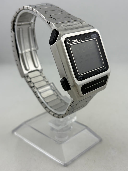 Omega Confirm Sensor Quartz LCD Chronograph with Box