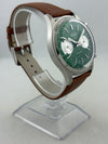 Vulcain 70's Green hand-wound chronograph, with box