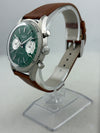 Vulcain 70's Green hand-wound chronograph, with box