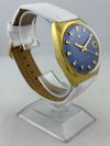Junghans electronic Dato-Chron with blue dial