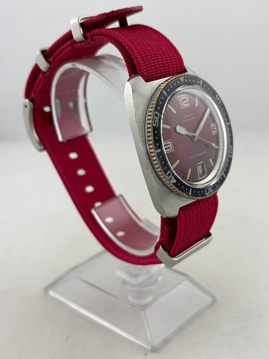 Taucher Eppo ball-bearing Handaufzug Otero 792 mit Datum