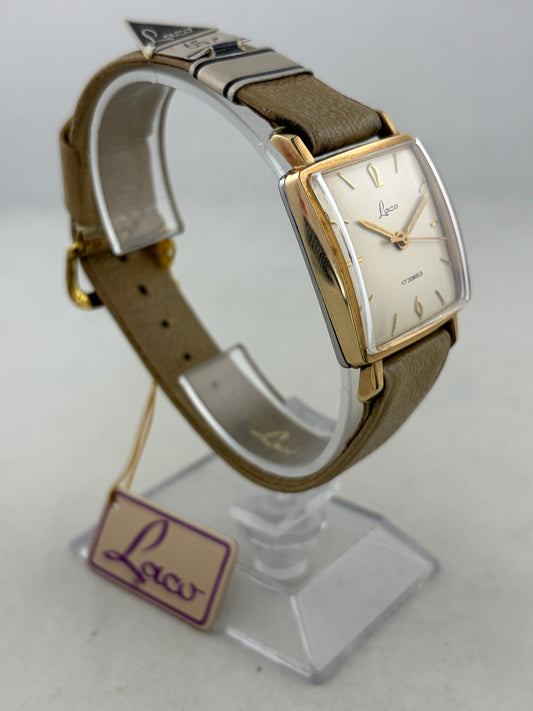 NOS Art Deco Laco Handaufzug Durowe 1258