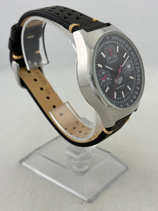 Heuer 1589B French Handaufzug Chronograph Valjoux 7765