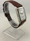 Art Deco Herald Exploding Numbers Handaufzug aus 0,800er Silber