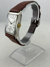Art Deco Herald Exploding Numbers Handaufzug aus 0,800er Silber