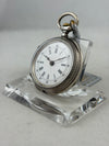 Taschenuhr Handaufzug aus 0,800er Tula-Silber mit Kette
