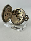 English key-wound pocket watch in 0.925 silver
