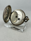 English key-wound pocket watch in 0.925 silver