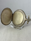 Solid mining relief pocket watch manual winding 70mm, 210g
