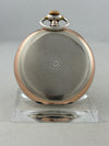 Omega hand-wound savonette pocket watch in 0.800 silver