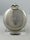 Pocket watch H. Stone Leeds key-wound watch in 0.925 silver