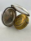 Pocket watch H. Stone Leeds key-wound watch in 0.925 silver