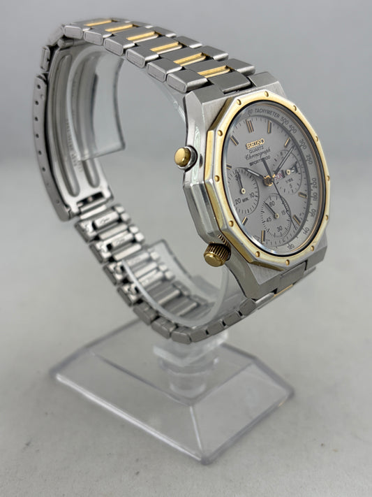 Seiko Sports 100 Quartz Chronograph Day & Date