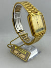 Golden NOS Citizen Alarm Chime Quartz Ana-Digi with shield