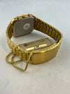 Golden NOS Citizen Alarm Chime Quartz Ana-Digi with shield