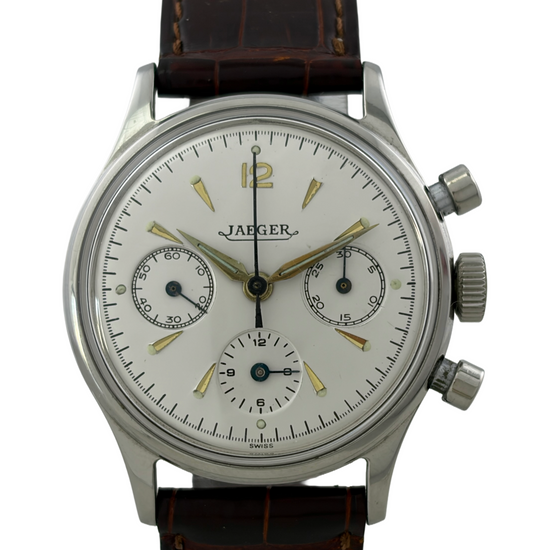 Jaeger Handaufzug Chronograph Tri-Compax Valjoux 72