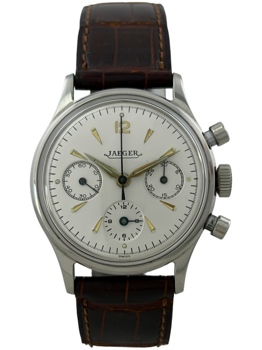 Jaeger Handaufzug Chronograph Tri-Compax Valjoux 72