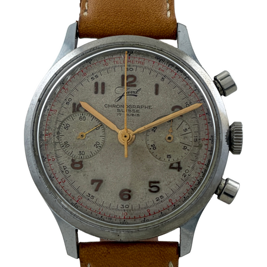 Javil Chronographe Suisse Handaufzug Landeron 48