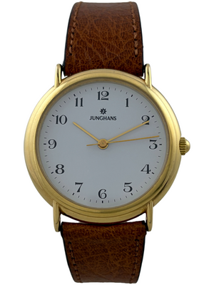 Junghans de cuerda manual ETA 2801-2 con fondo de cristal