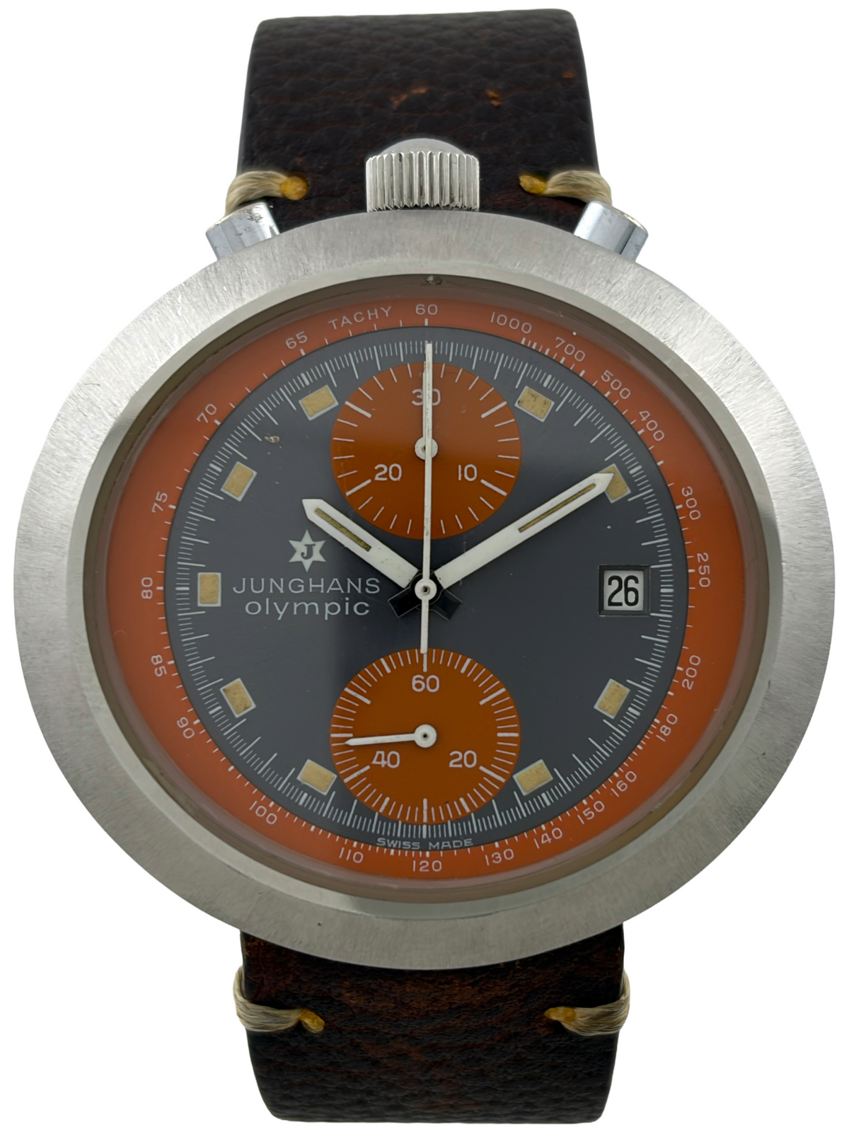 Junghans Olympic 1972 Bullhead Handaufzug Chronograph