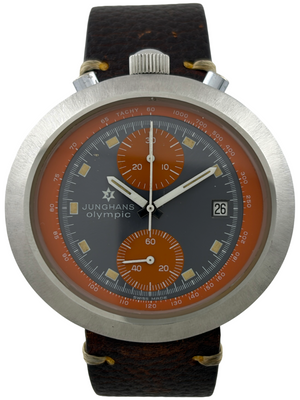 Junghans Olympic 1972 Bullhead Hand-Wound Chronograph Valjoux 7734