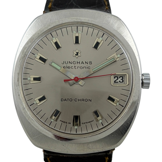 Junghans electronic Dato-Chron mit Sonnenschliff
