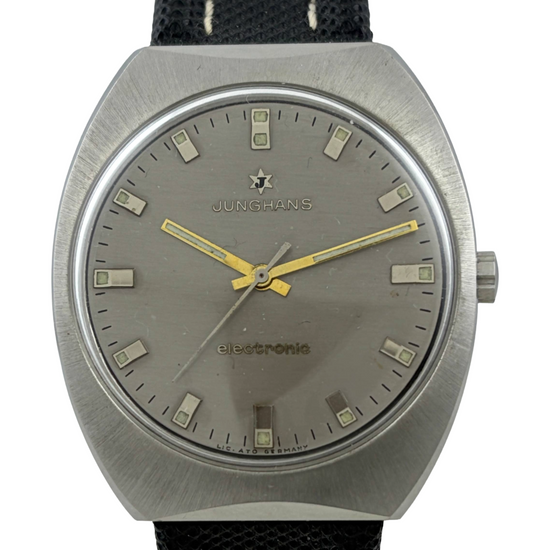 Junghans electronic Dato-Chron with sunburst finish