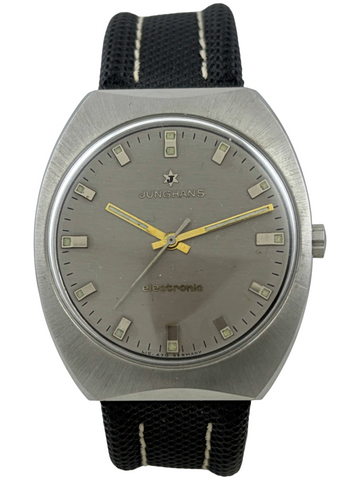 Junghans electronic Dato-Chron with sunburst finish