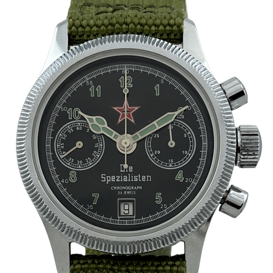 Junkers "Die Spezialisten" Flieger Chronograph Handaufzug Poljot 3133
