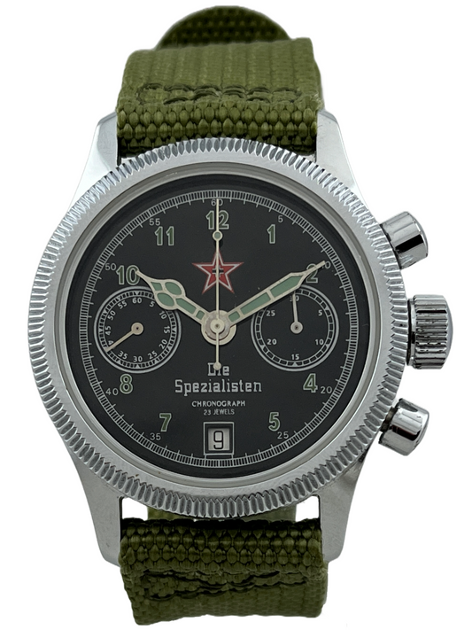 Junkers "Die Spezialisten" Flieger Chronograph Handaufzug Poljot 3133