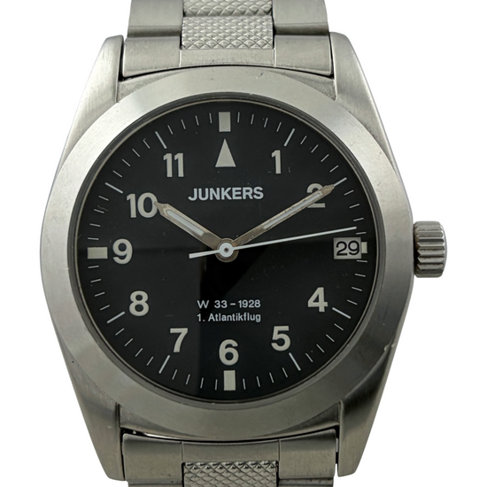 Junkers Flieger W33-1928 Handaufzug mit Glasboden