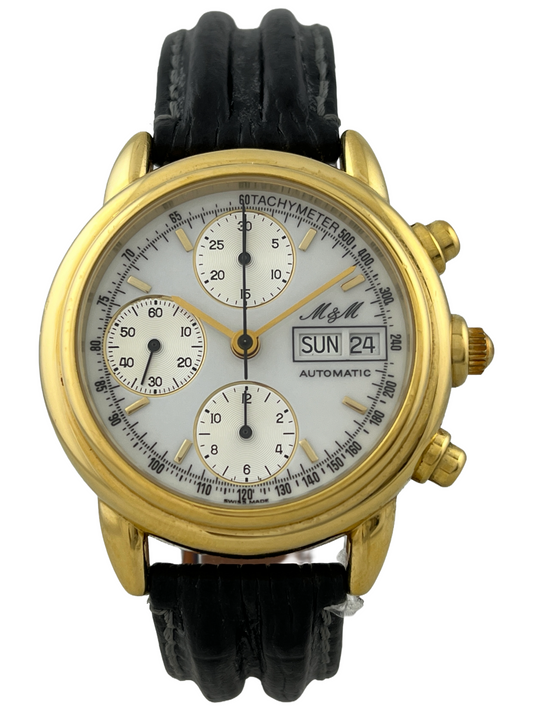 M&M Automatik Chronograph Valjoux 7750 Day & Date