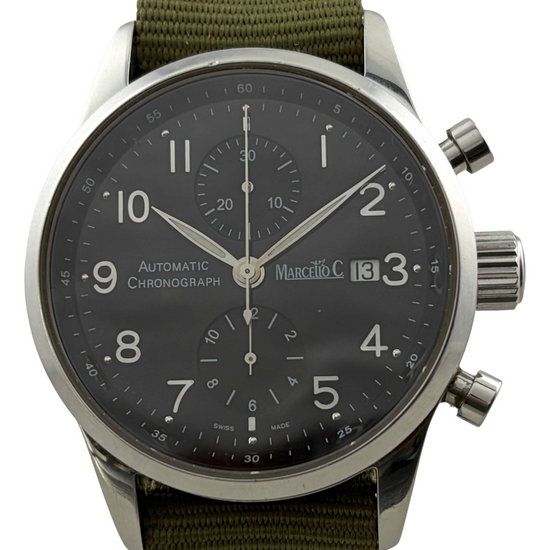 Marcello C Automatik Chronograph Valjoux 7750 mit Etui