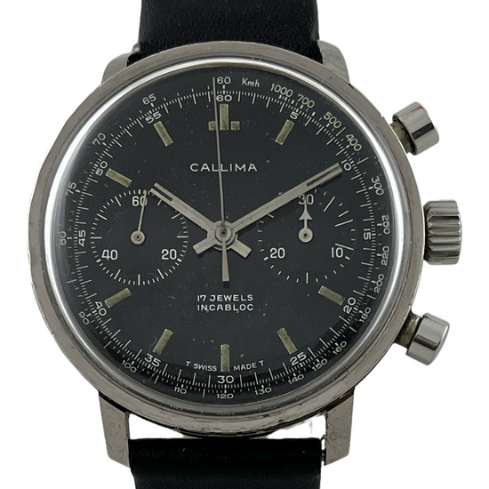 Militär Callima Handaufzug Chronograph Landeron 248