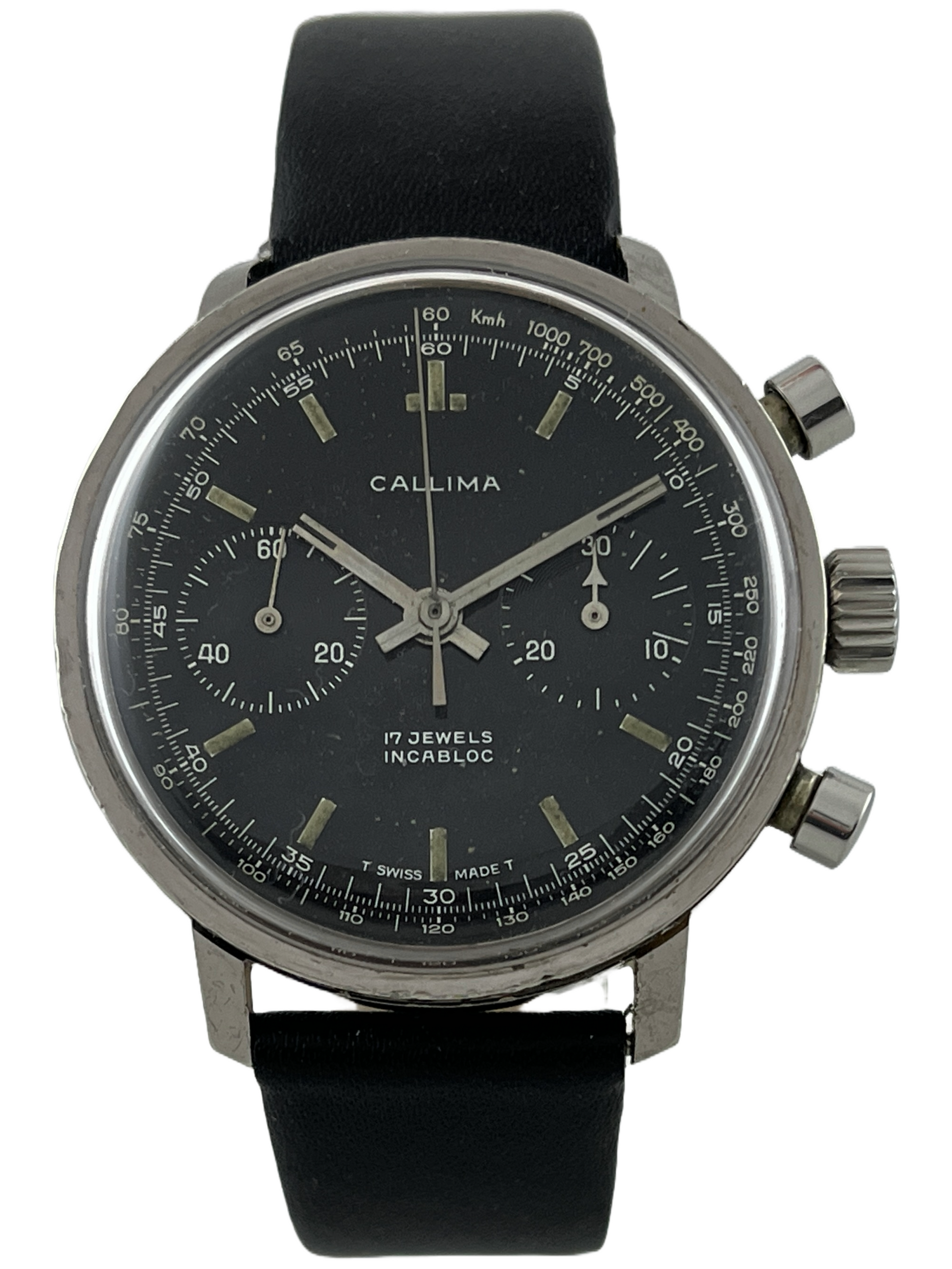 Militär Callima Handaufzug Chronograph Landeron 248