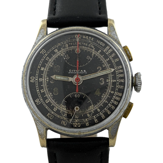 Militär Civitas Handaufzug Schaltrad Chronograph Venus 170