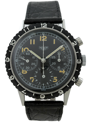 Militär Heuer Handaufzug Chronograph Valjoux 72