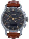 Militär Jumbo Leonidas Handaufzug Chronograph