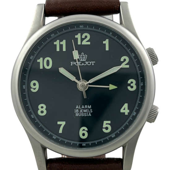 Militär Poljot Alarm Handaufzug 38mm Kal. 2612.1