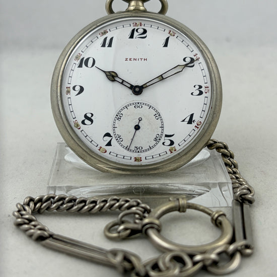 Militär Taschenuhr Zenith Handaufzug Grand Prix Paris 1900