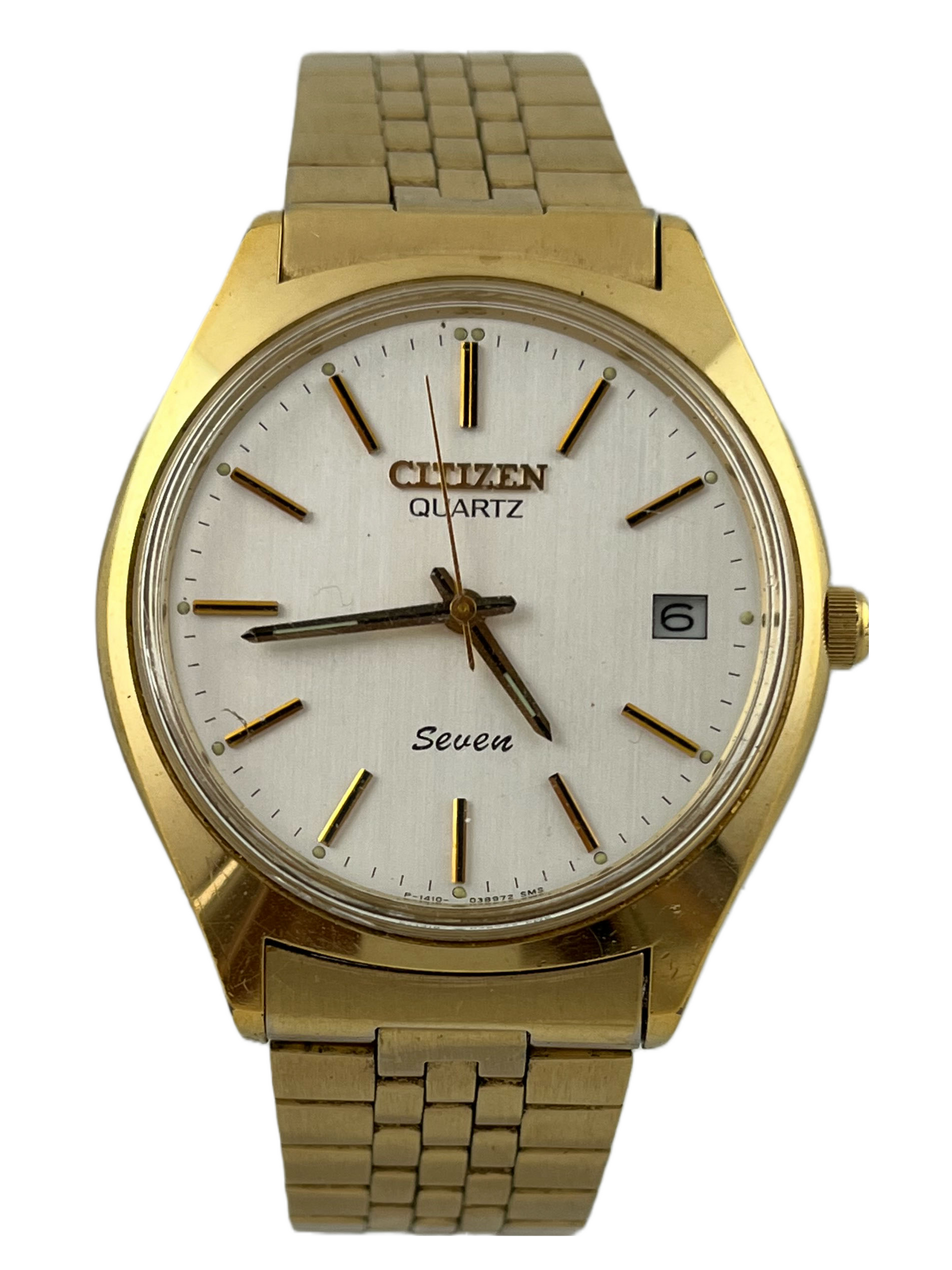 Citizen Seven Quartz with date and bracelet