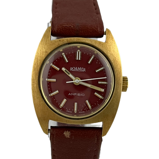Rare NOS Roamer anfibio Handaufzug mit Schild