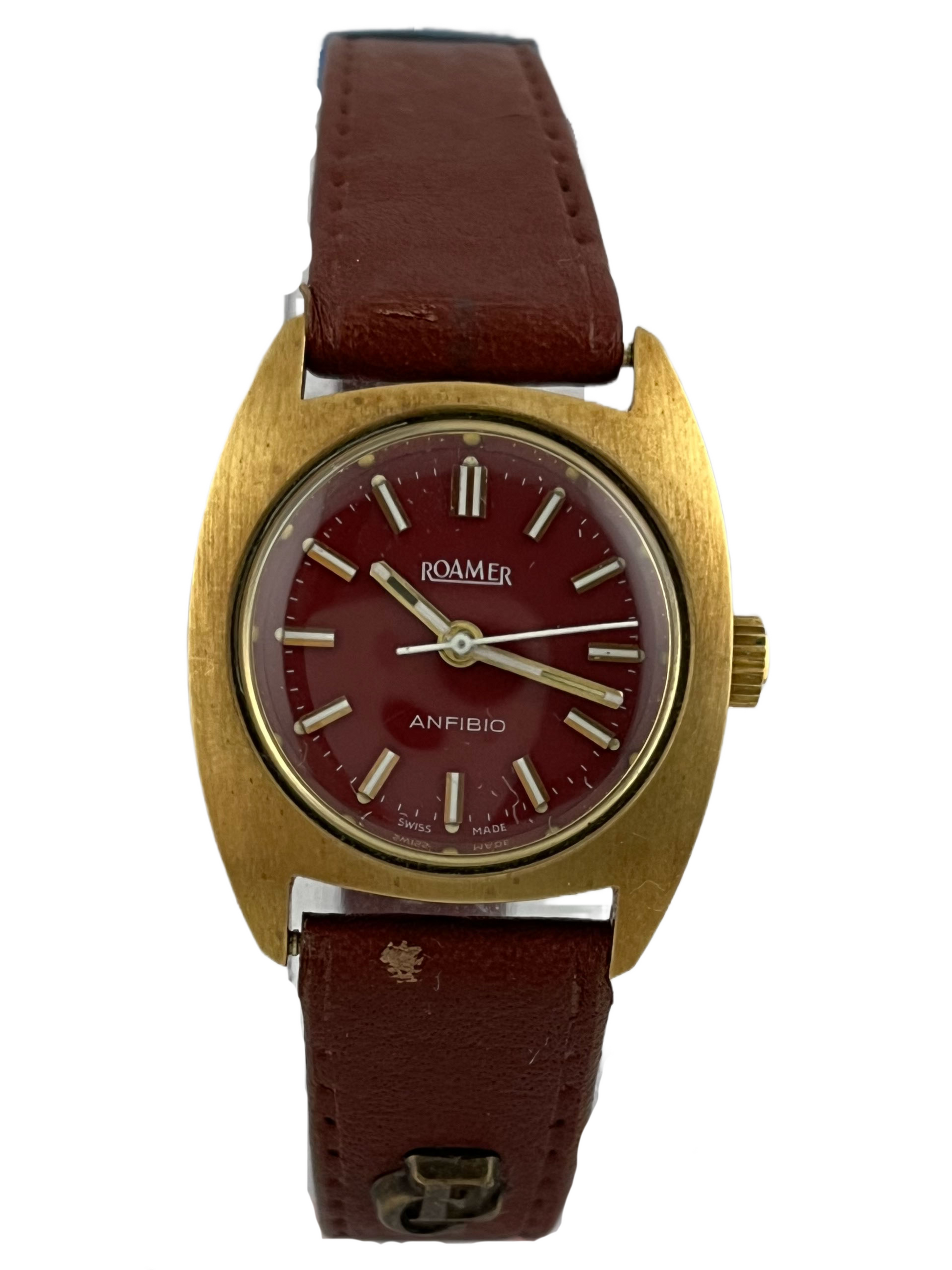 Rare NOS Roamer anfibio Handaufzug mit Schild