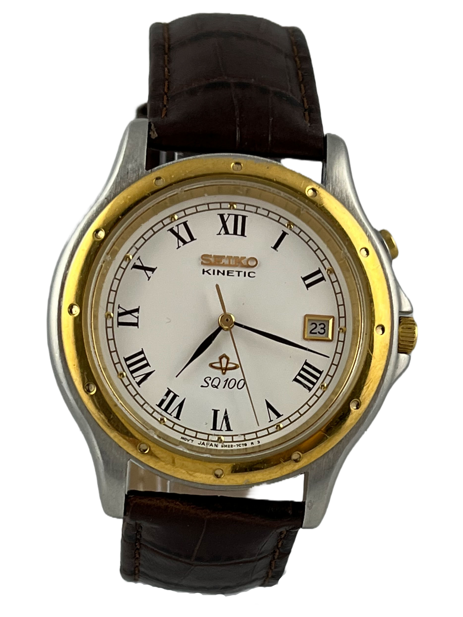 Seiko Kinetic SQ 100 Kal. 5M22A mit Datum kaufen Classy Watches