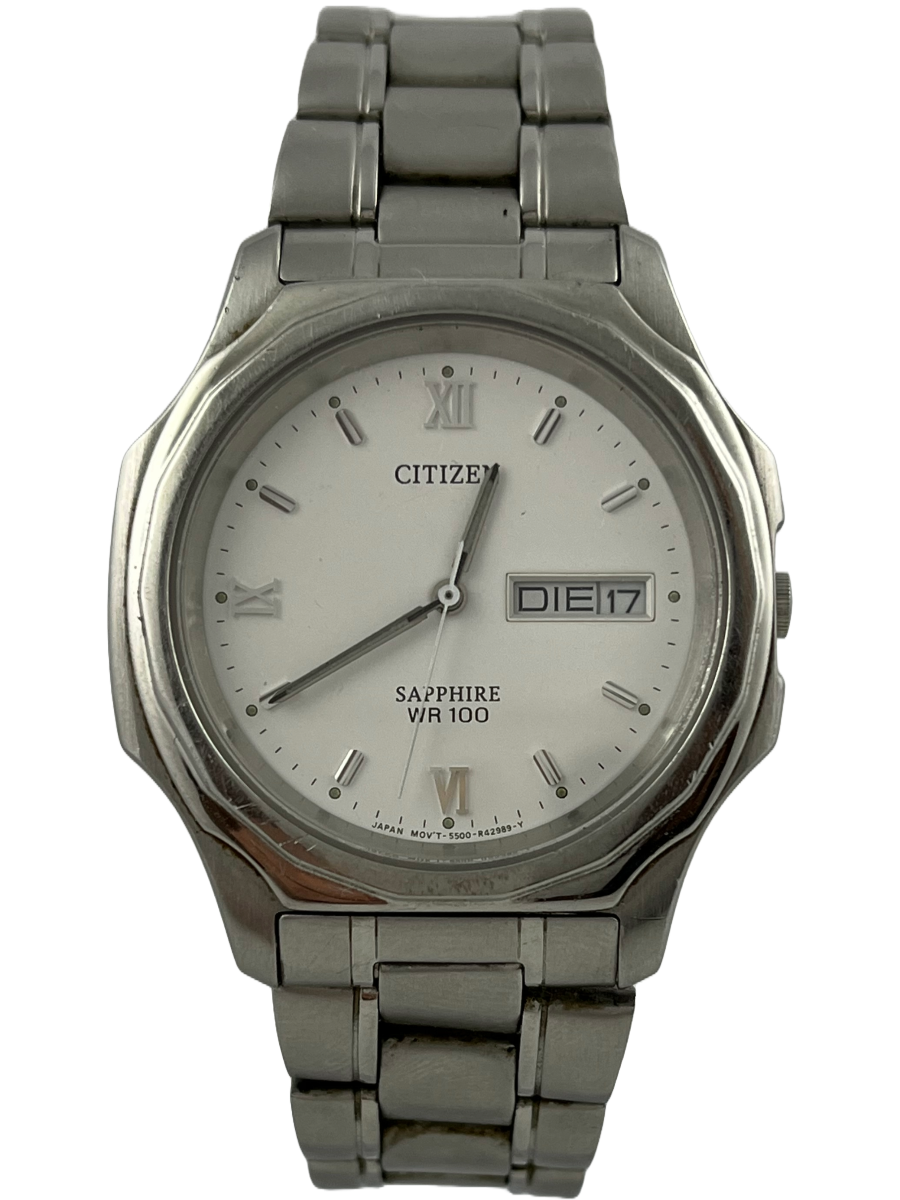 Citizen chronograph sapphire wr 100 online