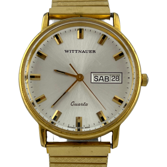 Buy Wittnauer by Longines Quartz Day & Date in Box – Classy